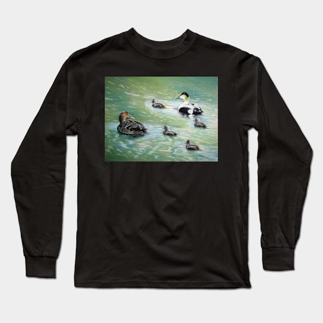 Eiders in family Long Sleeve T-Shirt by rainetteillus